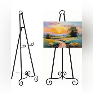 Metal Display easel adjustable 46-inch tall